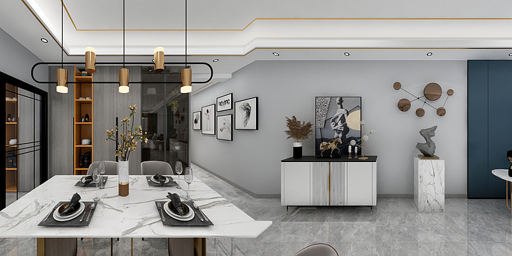 空间设计-施工-蓝光雍和园17栋1802房赵总雅居-装修设计方案