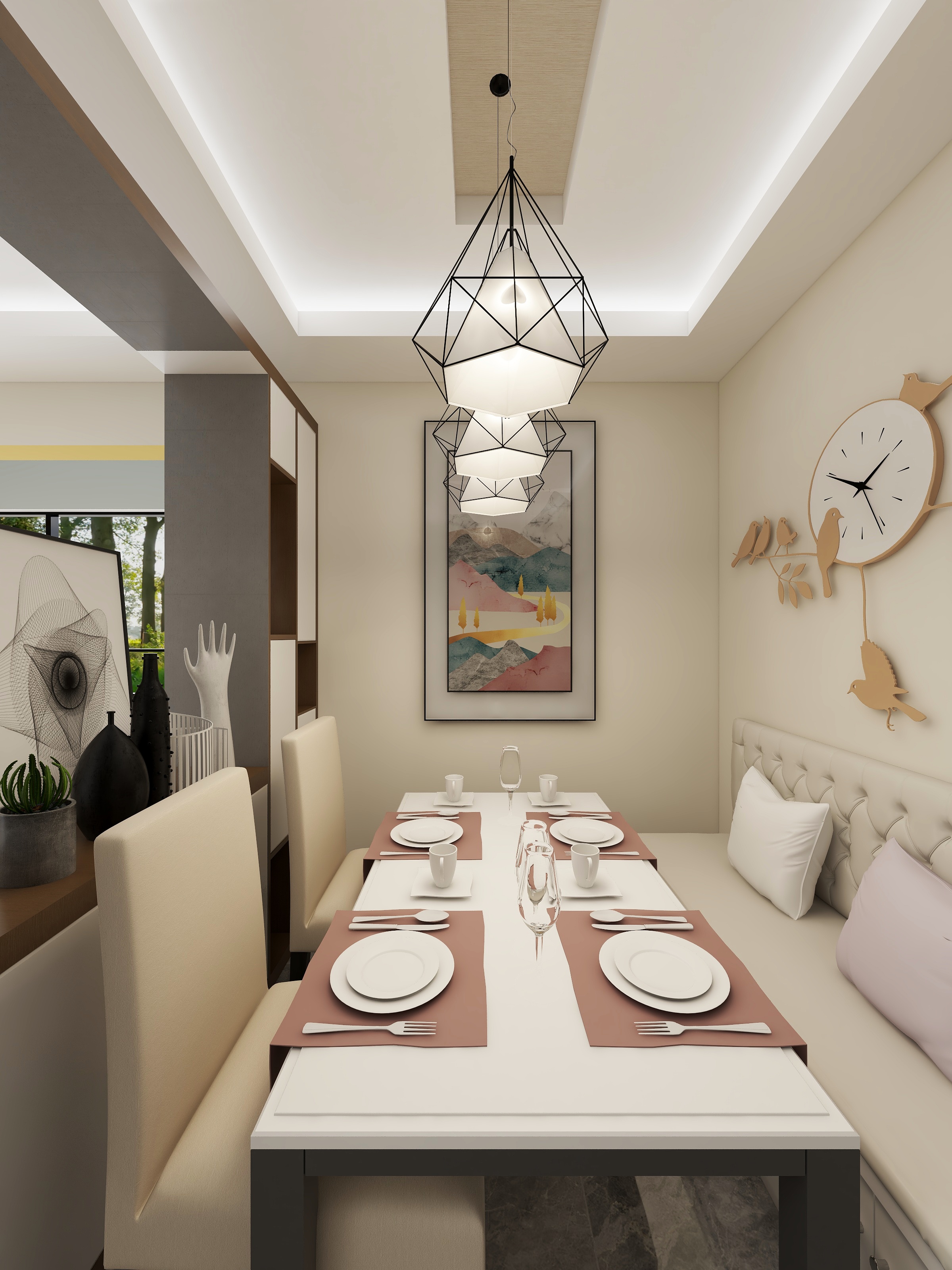 嫆児-瑞和园89.50㎡B户型3室2厅1卫-装修设计方案