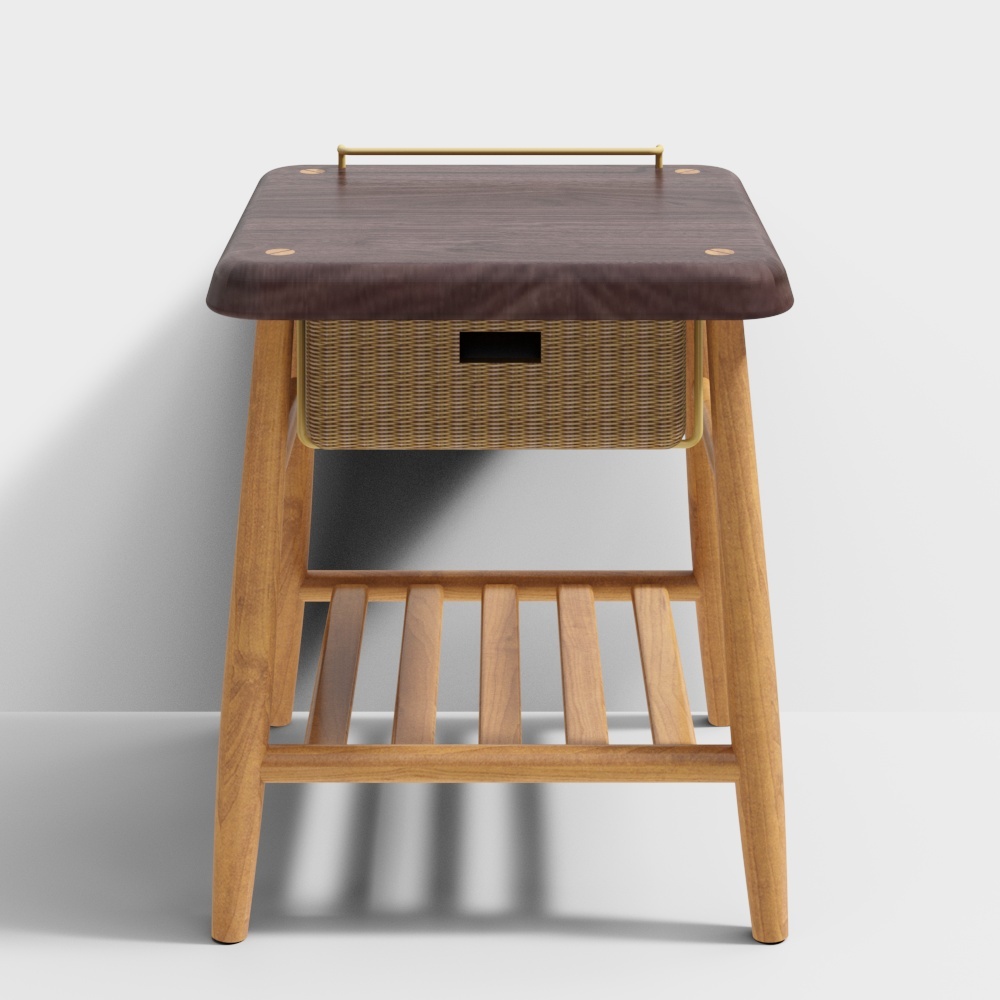 凡屋家具-巧克力边柜3D模型