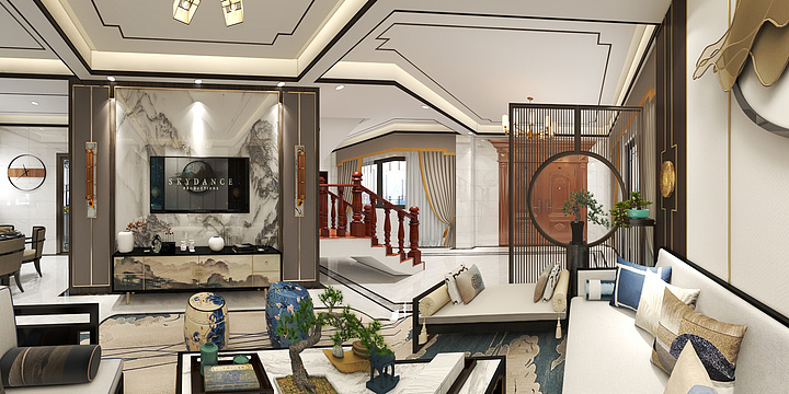 小龙龙a-桥背自建房李校雅居-装修设计方案