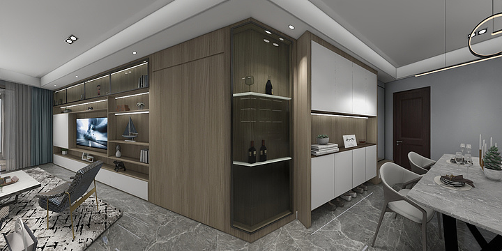 零度设计-阅江府6幢1单元501（徐先生雅居）-装修设计方案