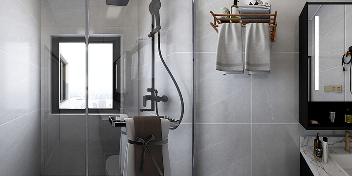 高高的森林玫果-德信海德公园83.00㎡A2’3室2厅1卫1厨-装修设计方案