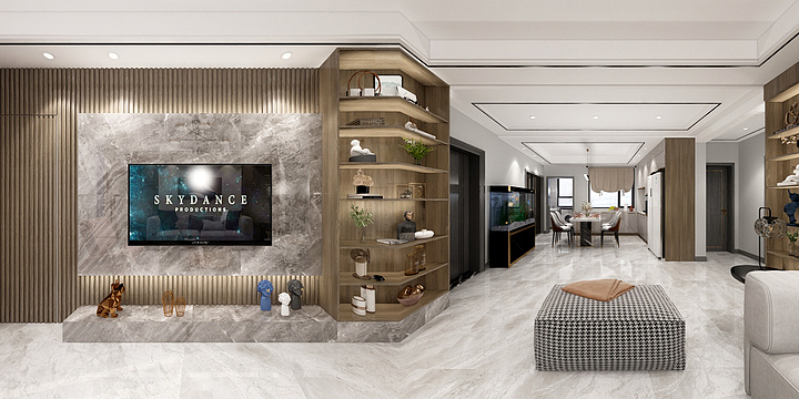 淡陌丶-赋格-现代风格-装修设计方案