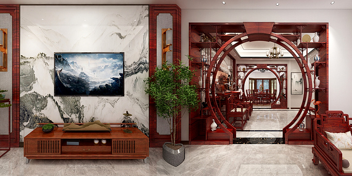 dream室内设计-中式-装修设计方案