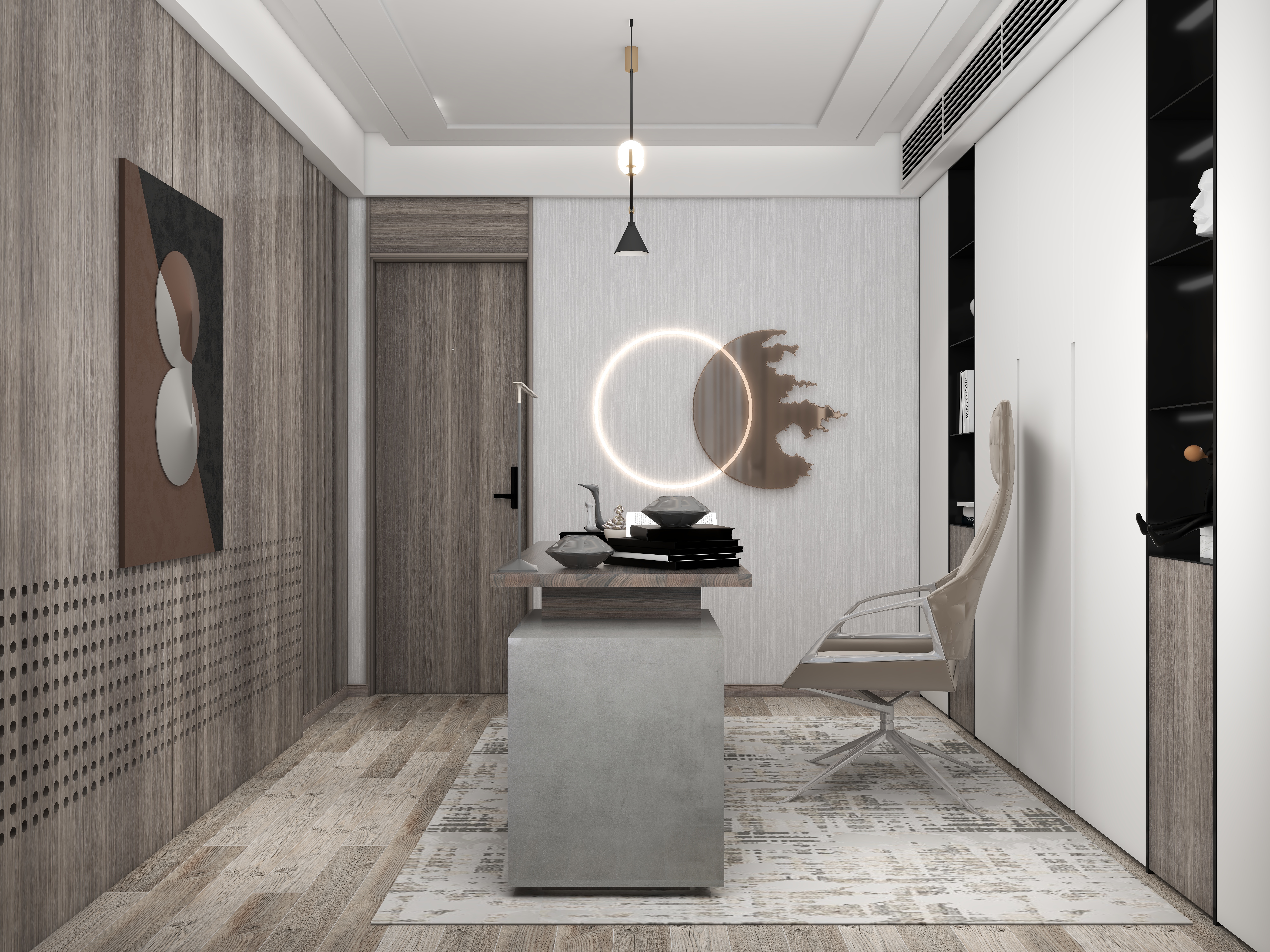 牛嵩山-『设计狂想6』-170平现代四房装修效果图