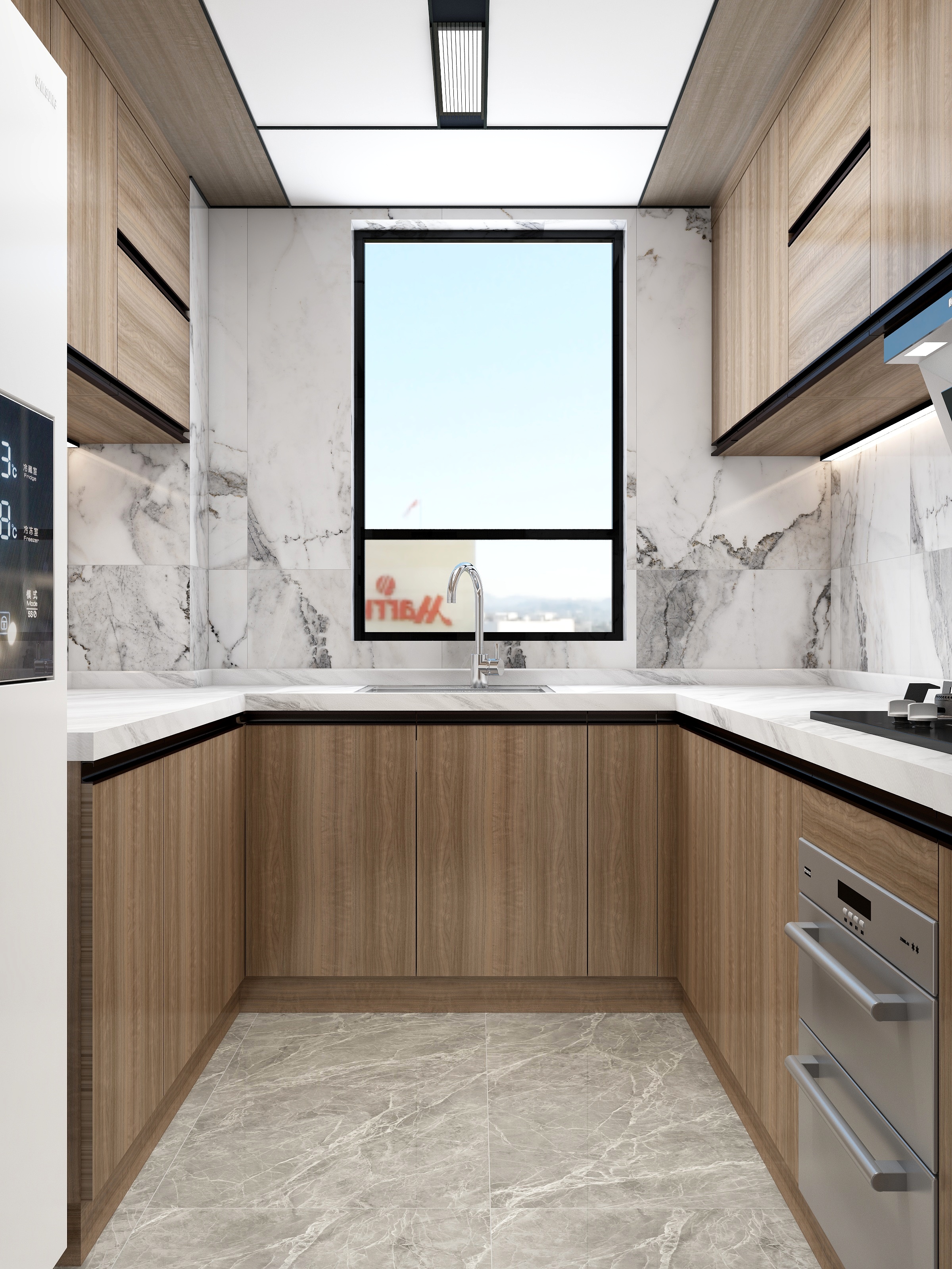 张煜强煜境设计-166平米新中式轻奢四房装修效果图