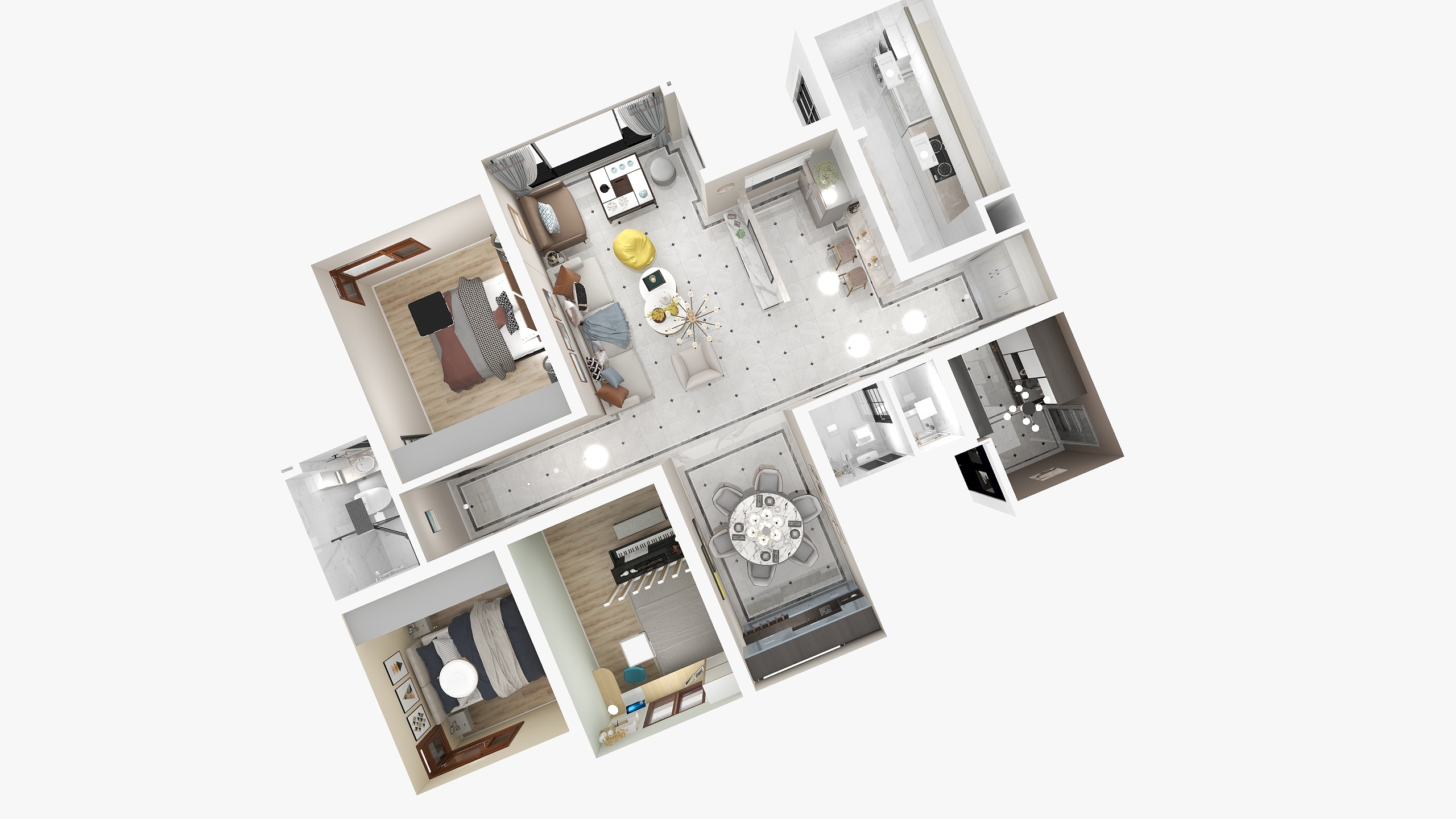 吸墨纸-绿地城1期-袁先生-装修设计方案