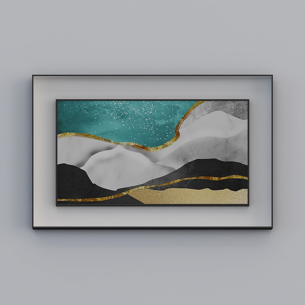 简上-轻奢风-餐厅装饰画-SK-022-70x110