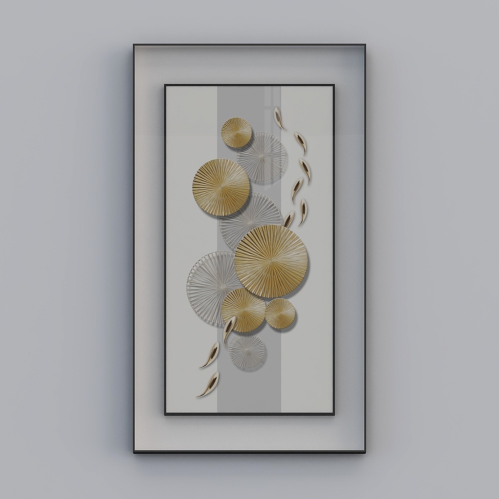简上-轻奢风-玄关装饰画-SK-028-80x140
