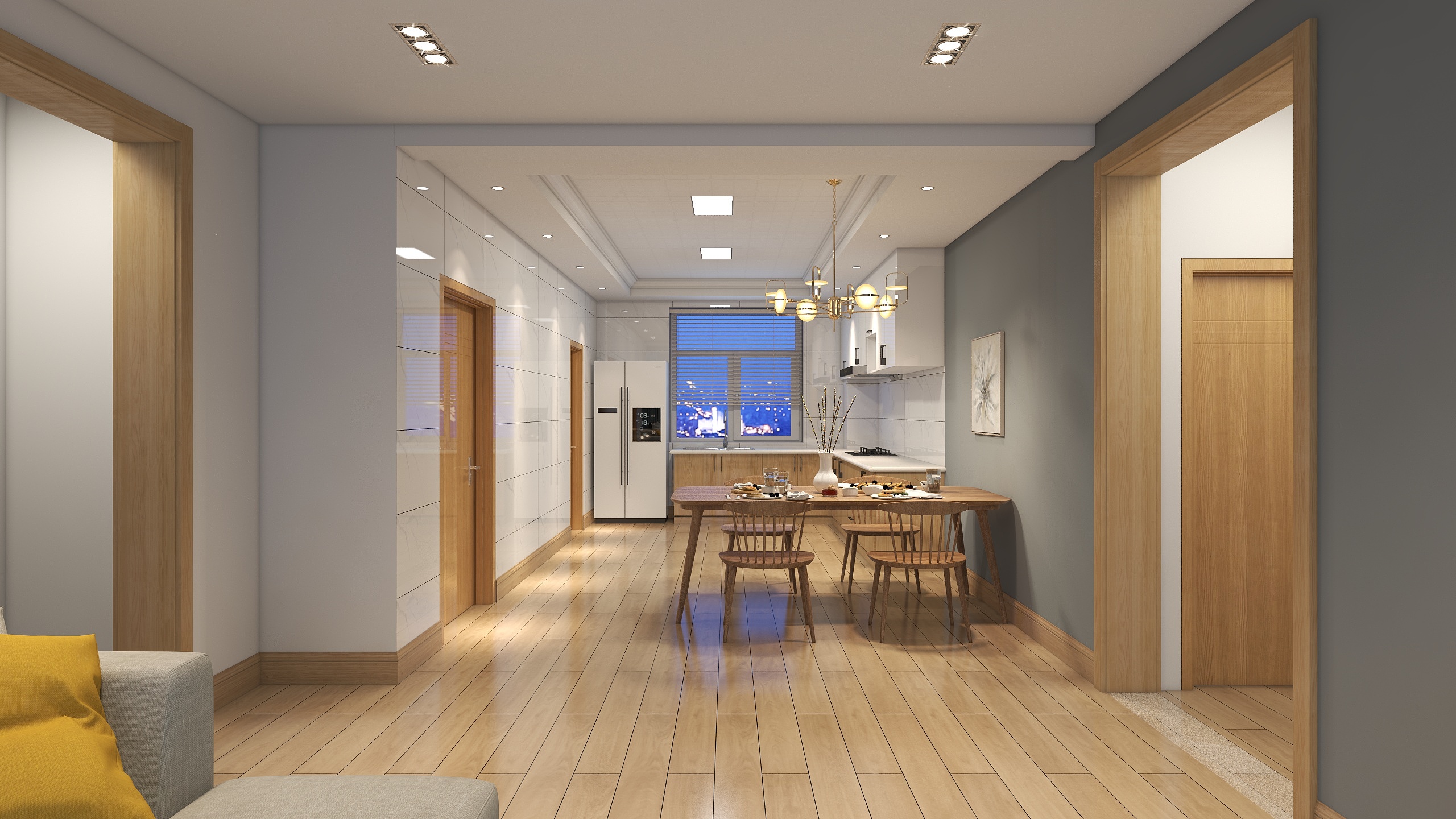 方圆建筑设计-湖畔明珠3号楼二单元302-装修设计方案