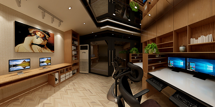 偷貓de鱼-部门办公室--瑶海万达-装修设计方案