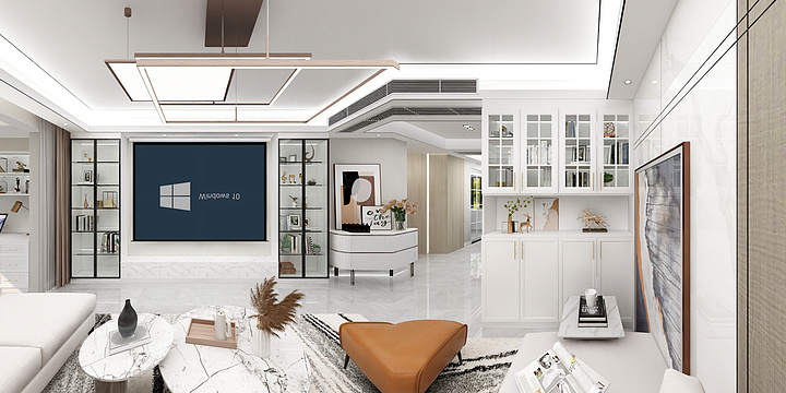 设1-现代轻奢--清爽型-装修设计方案