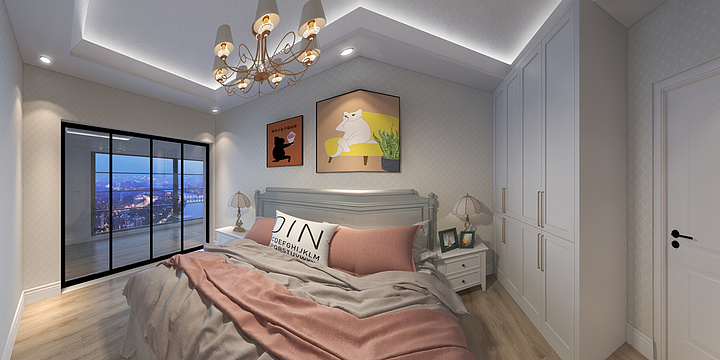 Maple周文-何姨雅居设计效果图-装修设计方案