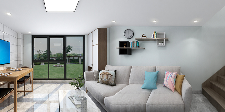 V参考效果图-银光苑车库改造参考效果图-装修设计方案