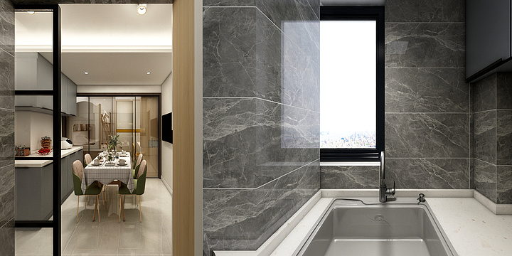 雨过天晴赶路-酷家乐2020.12.20魏姐普-副本-副本-装修设计方案