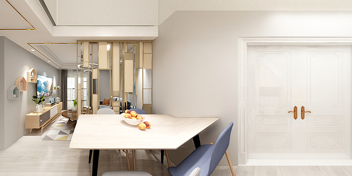 是小林-小清新复式楼-装修设计方案