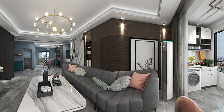 周得-轻奢现代风格-装修设计方案