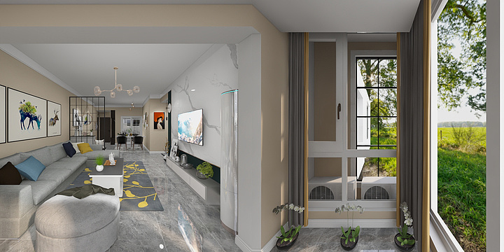 飞翔的鸟-嘉禾世纪城-2-2-906-11-装修设计方案