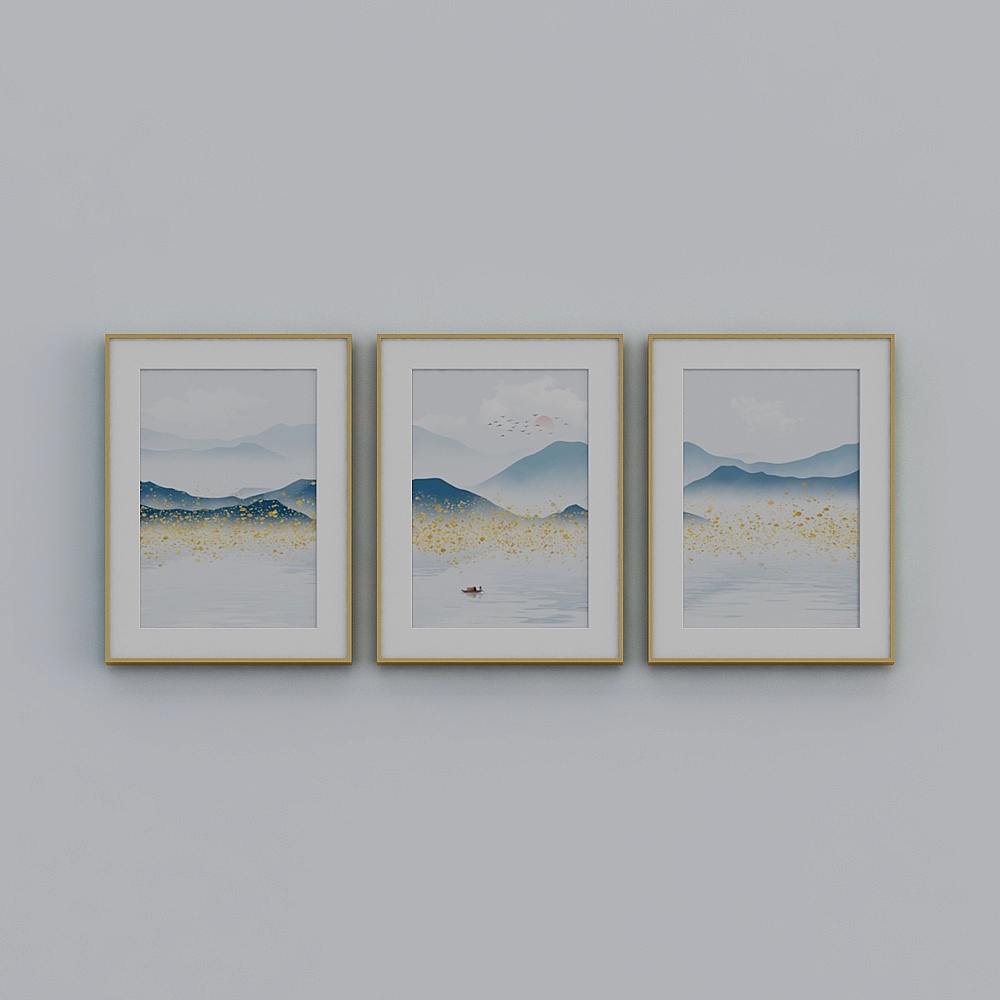 简上-现代风-客厅装饰画-LJ-043-60x80x3