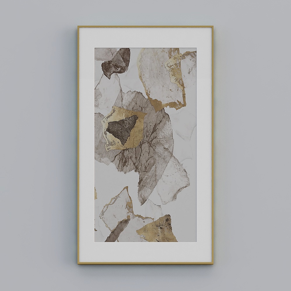 简上-现代风-玄关装饰画-LJ-045-80x1403D模型