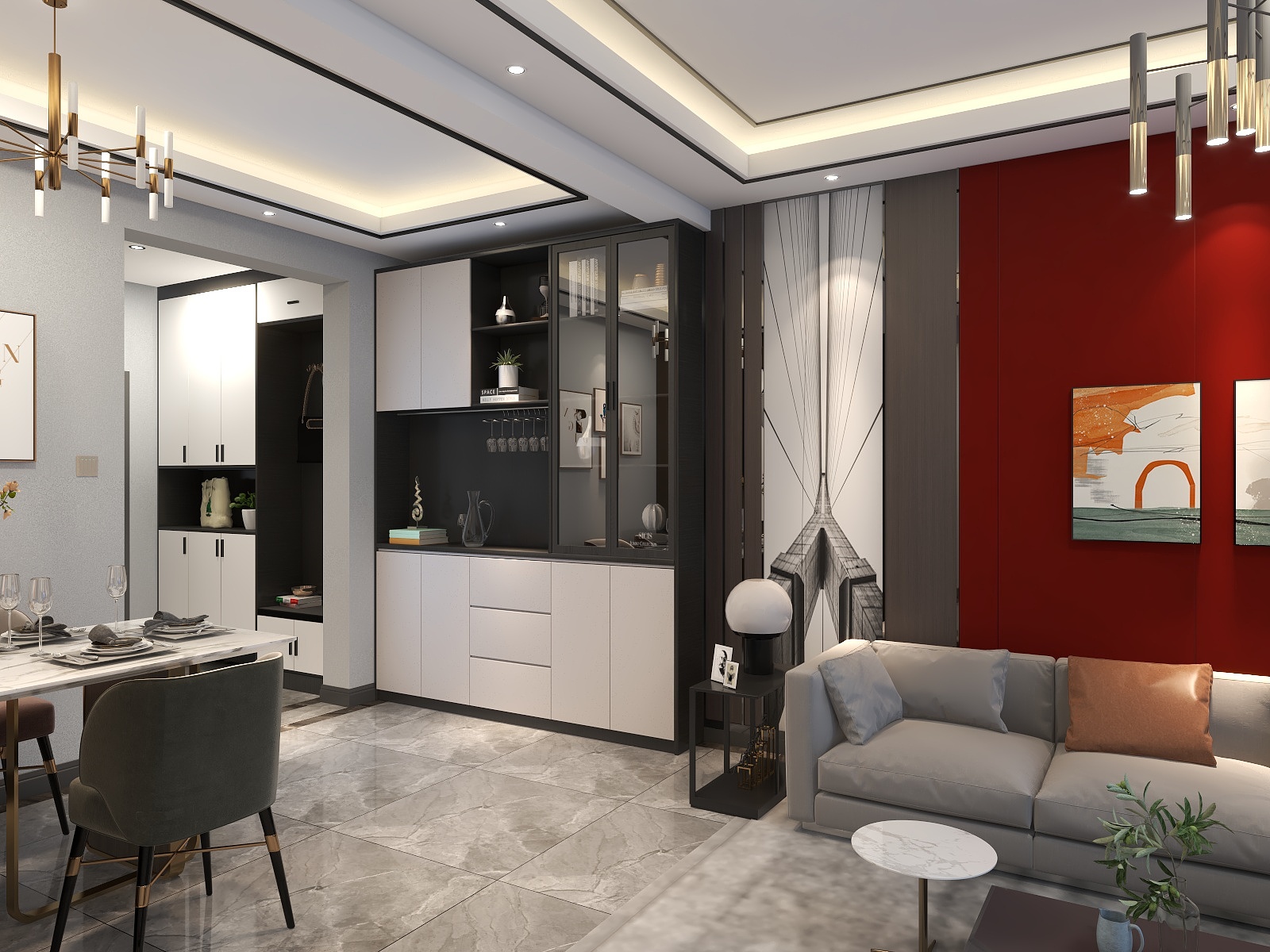 祝慧东-富力1803栋平面图-装修设计方案