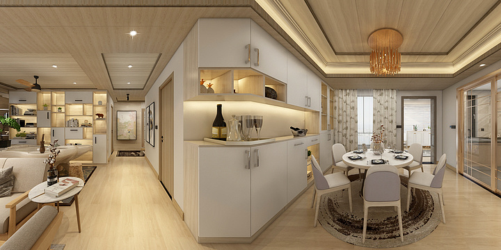 罗兰装饰工程有限公司-星河明珠湾-B4-4楼-第四套-日式-装修设计方案