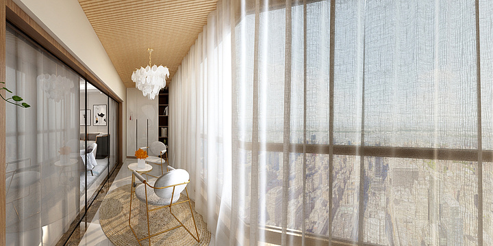 Art二月糖葫芦-天府金茂悦135.55㎡-钟媛123-装修设计方案