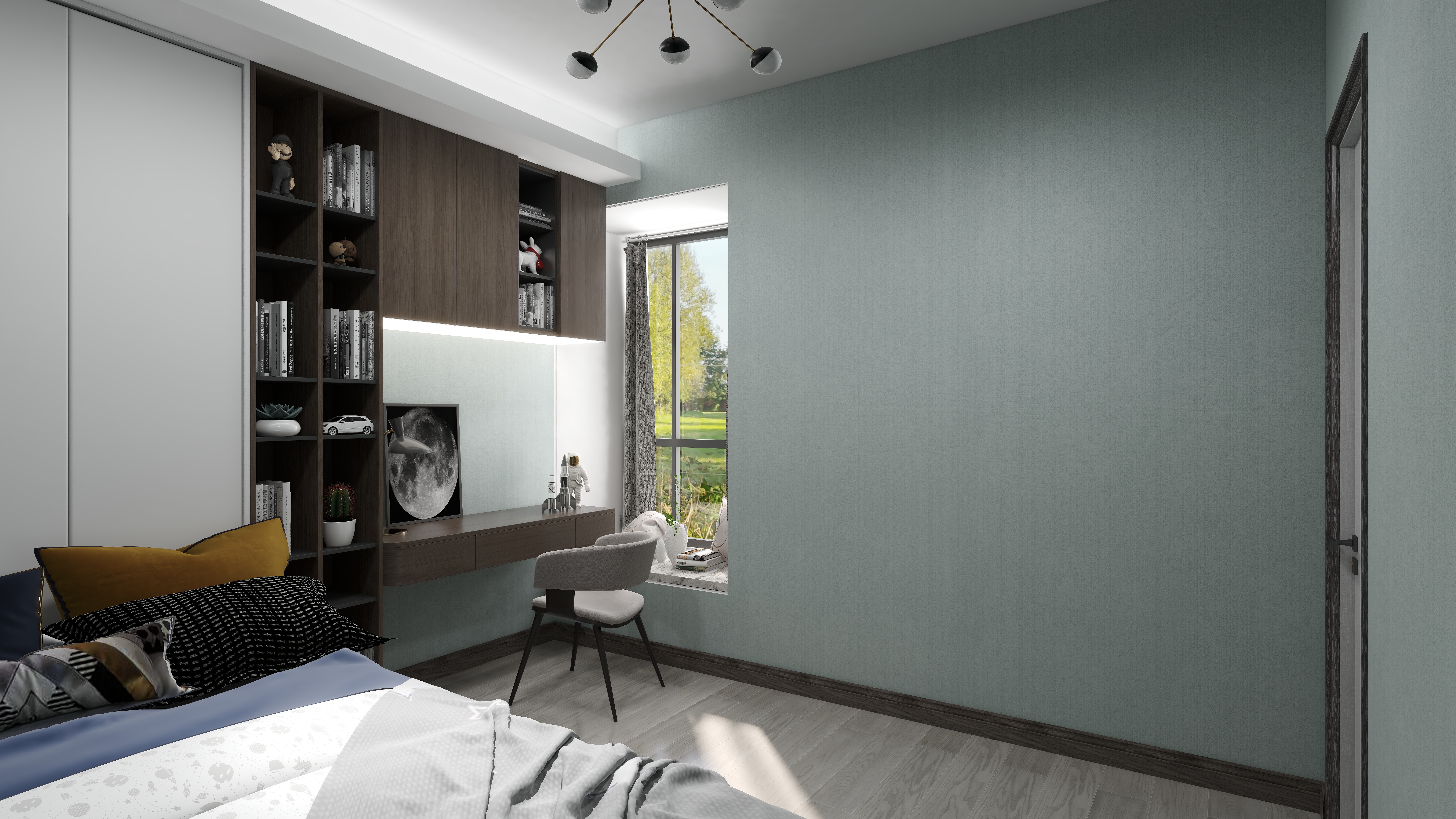 在路上春暖花开-恒大名都87平装修效果图