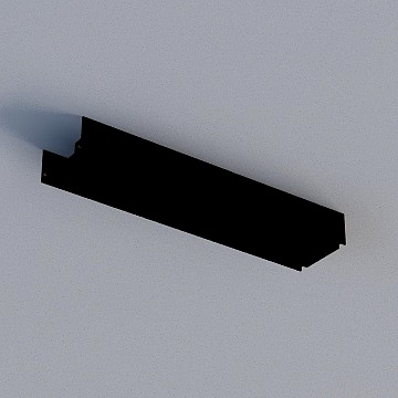 3.5cm黑色格栅-1503D模型
