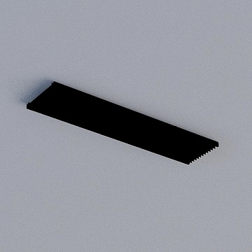 150x600-格栅灯3D模型