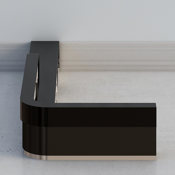 Modern Registered Counter,Black