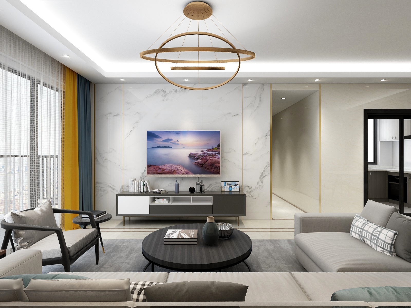 慢慢fAka-罗小姐效果图拼背景图-装修设计方案