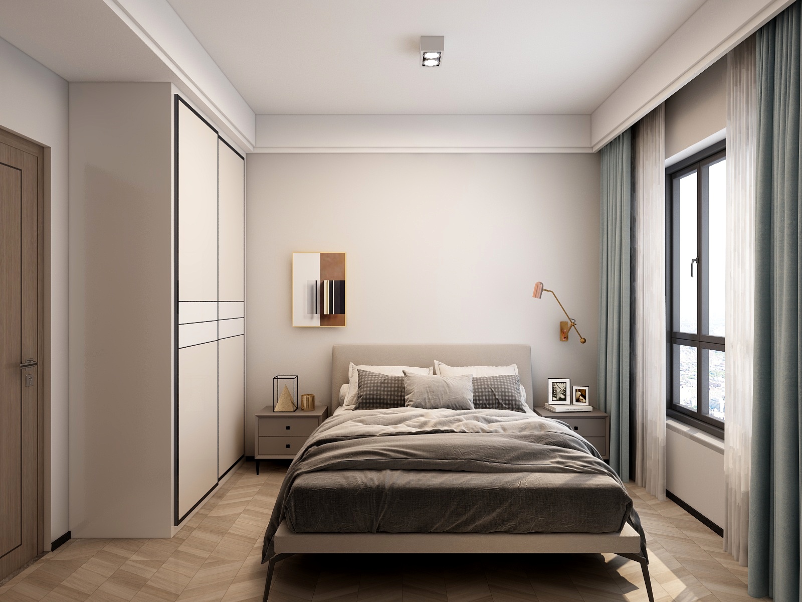 STARS星空设计-130方现代轻奢两厅三居装修效果图