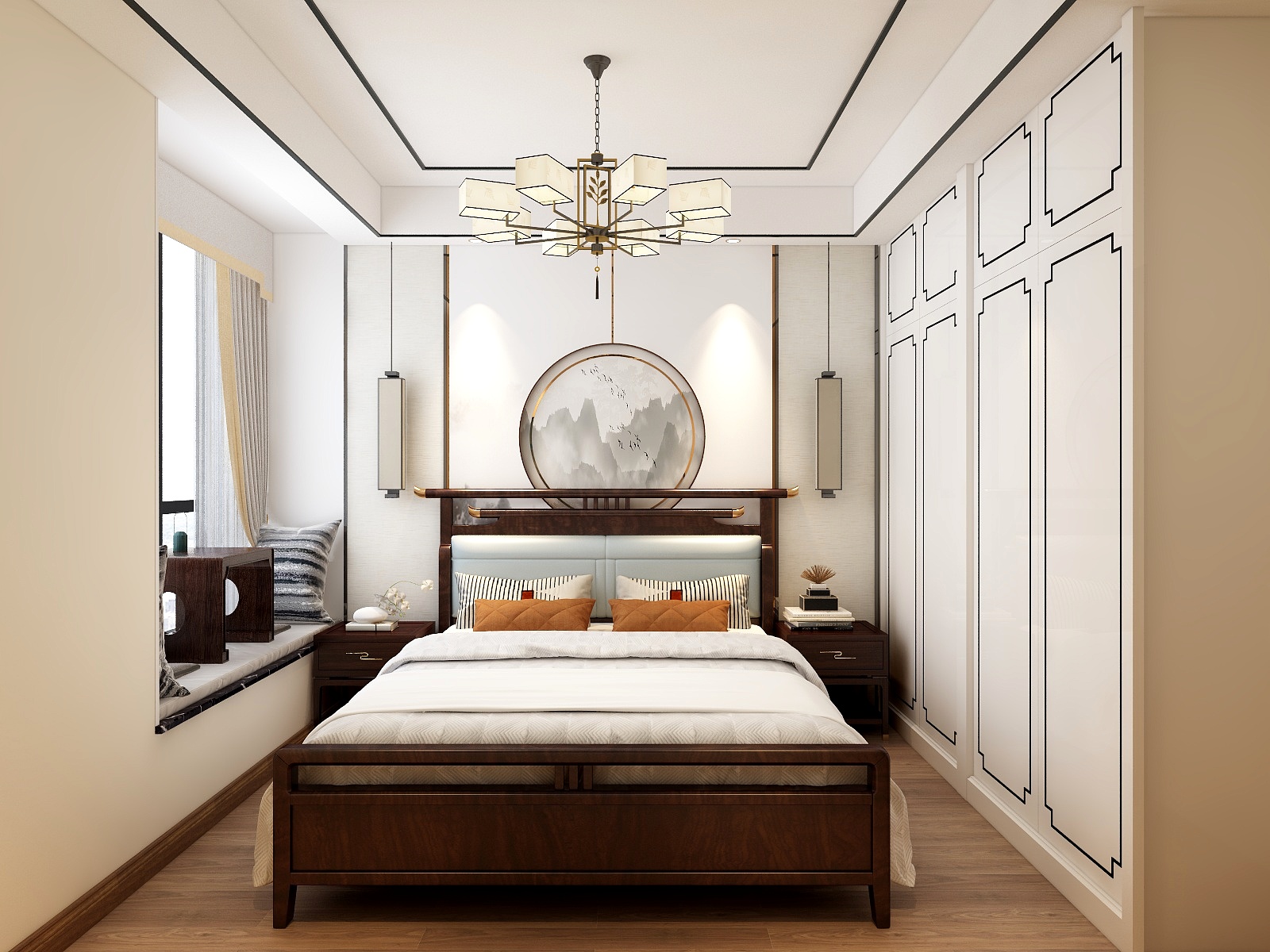 栖宸设计18979148290-海岸公馆中式风格-副本-装修设计方案