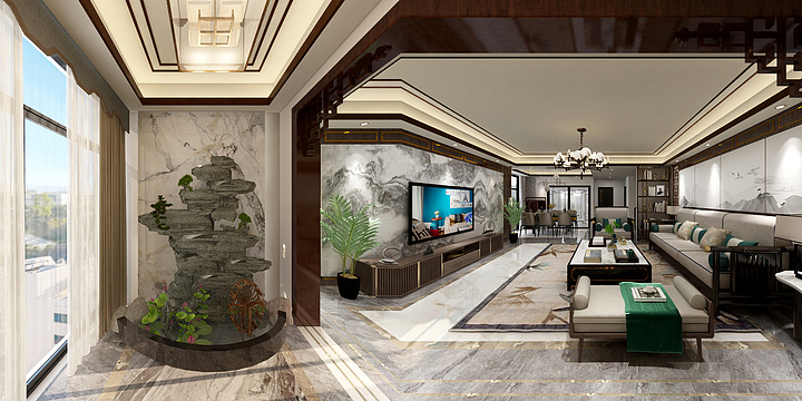 喜名装饰-御豪庭-新中式-副本-装修设计方案