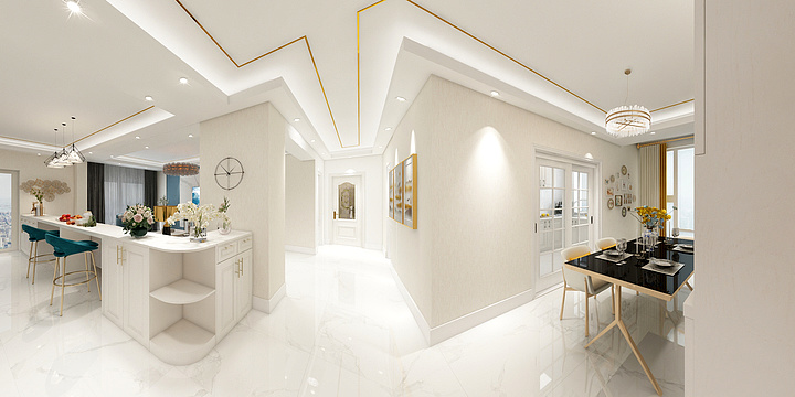 一只羊羊羊er-匠新全屋定制88-2-602-装修设计方案