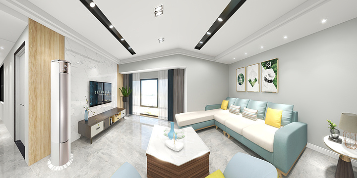 诗嘉空间设计-东升豪庭三单元-2103现代简约风格-装修设计方案