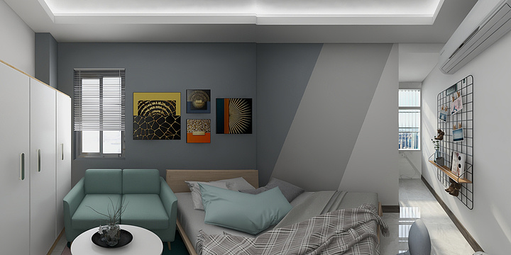 亮豪装饰孟涛-深圳西乡鳳凰岗凤田中心区46栋公寓改造项目-装修设计方案