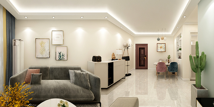 Maroon丿-红岛府 1 号楼-装修设计方案