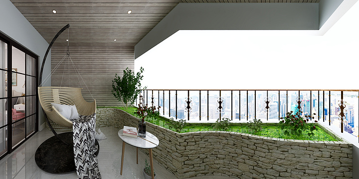 -加菲猫--榕树岭148㎡4室-装修设计方案