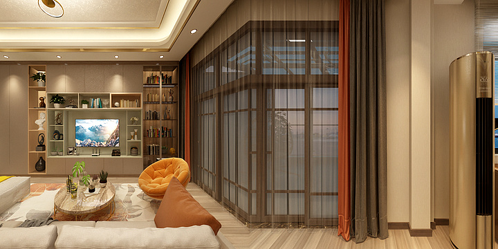 原木家具设计-碧桂园林总二楼-装修设计方案