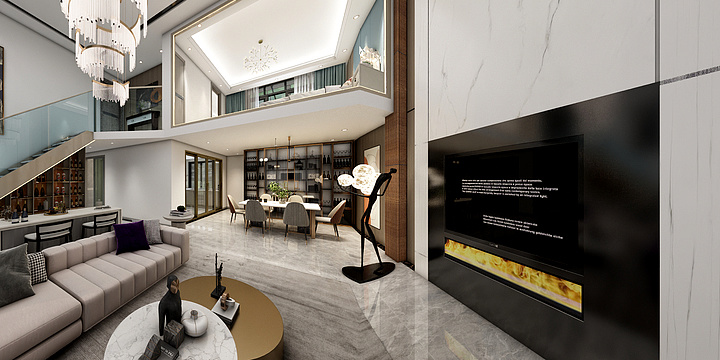 含笑zlpV-复式楼-装修设计方案