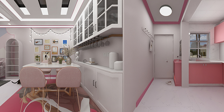 东东梦之家x预见未来之家-德信海德公园83.00㎡A2’3室2厅1卫1厨-装修设计方案