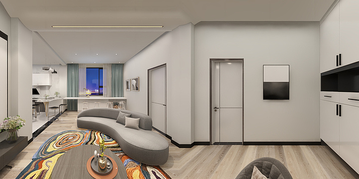 赵全亚-天井综合市场自建房-装修设计方案