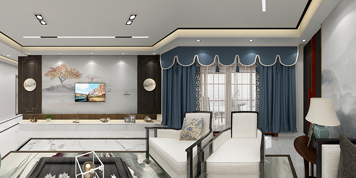 简美家装设计-简美150-装修设计方案