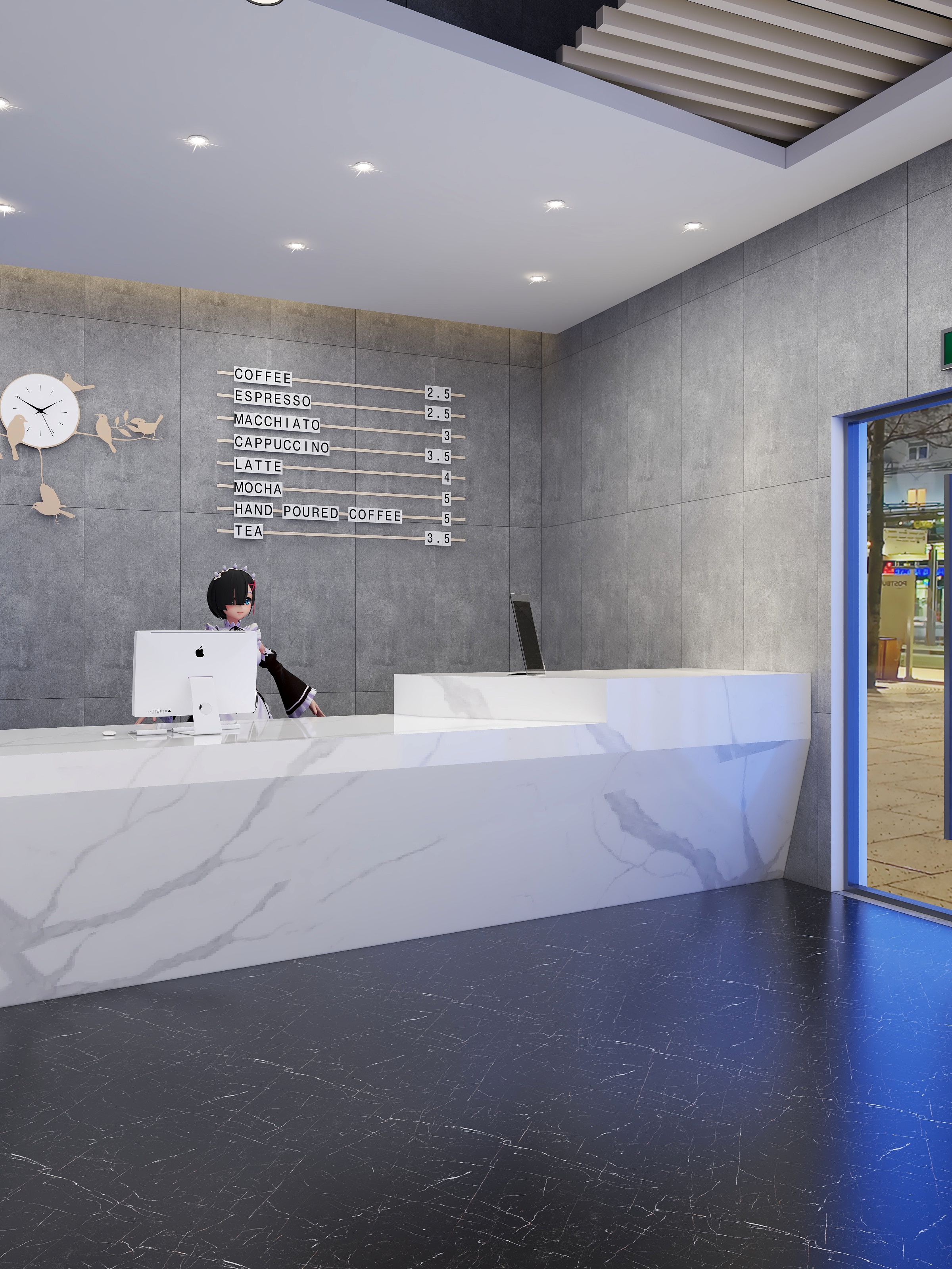 偷貓de鱼-学苑茶餐厅（简装）-装修设计方案