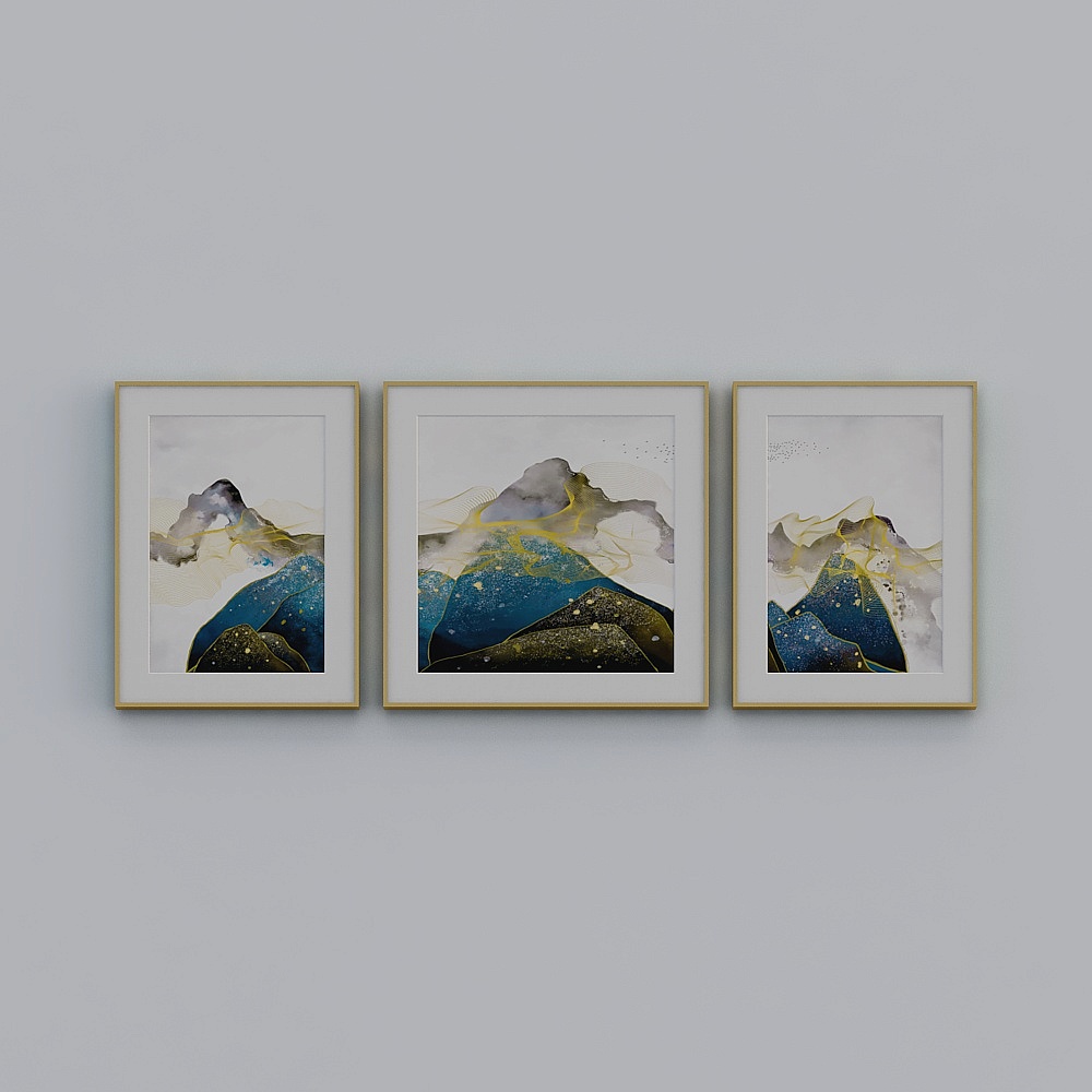 简上-现代风-客厅装饰画-LJ-041-80x200