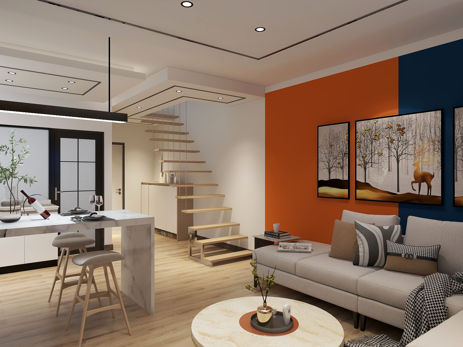 聆听Ieet-客餐厅-装修设计方案