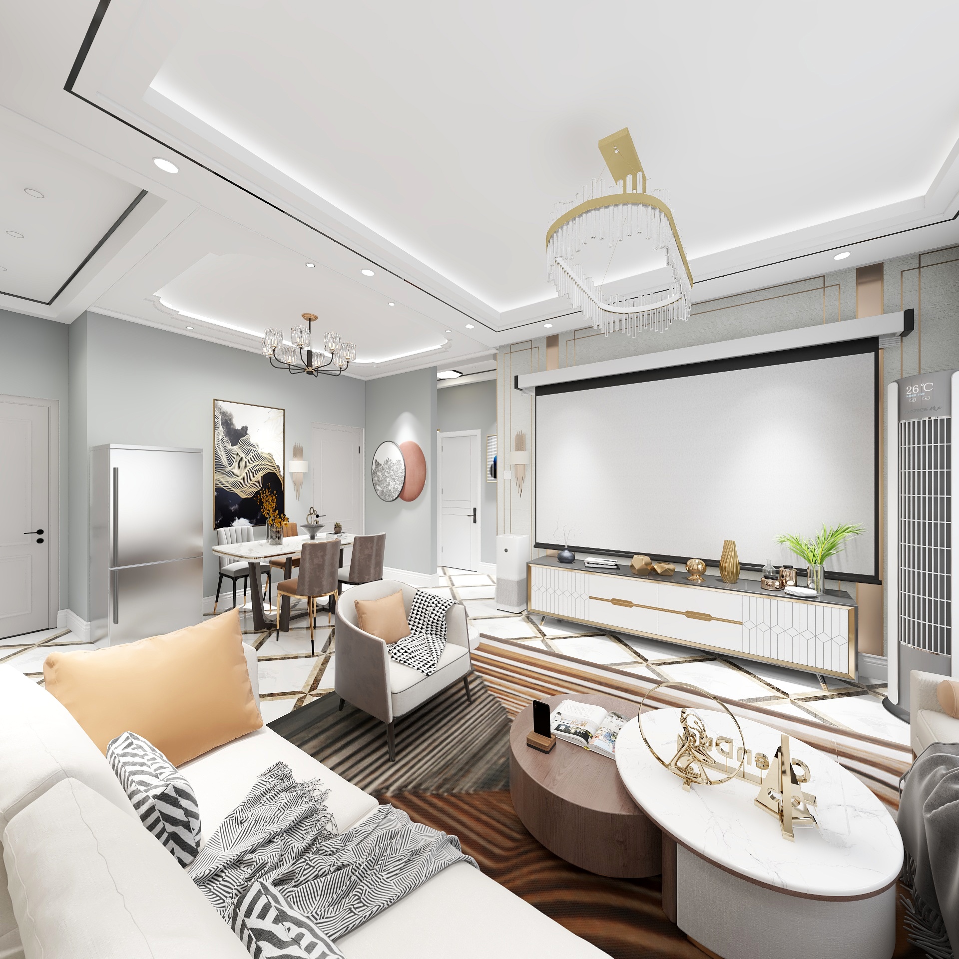 人海已两清-27方幸福世家一居装修效果图