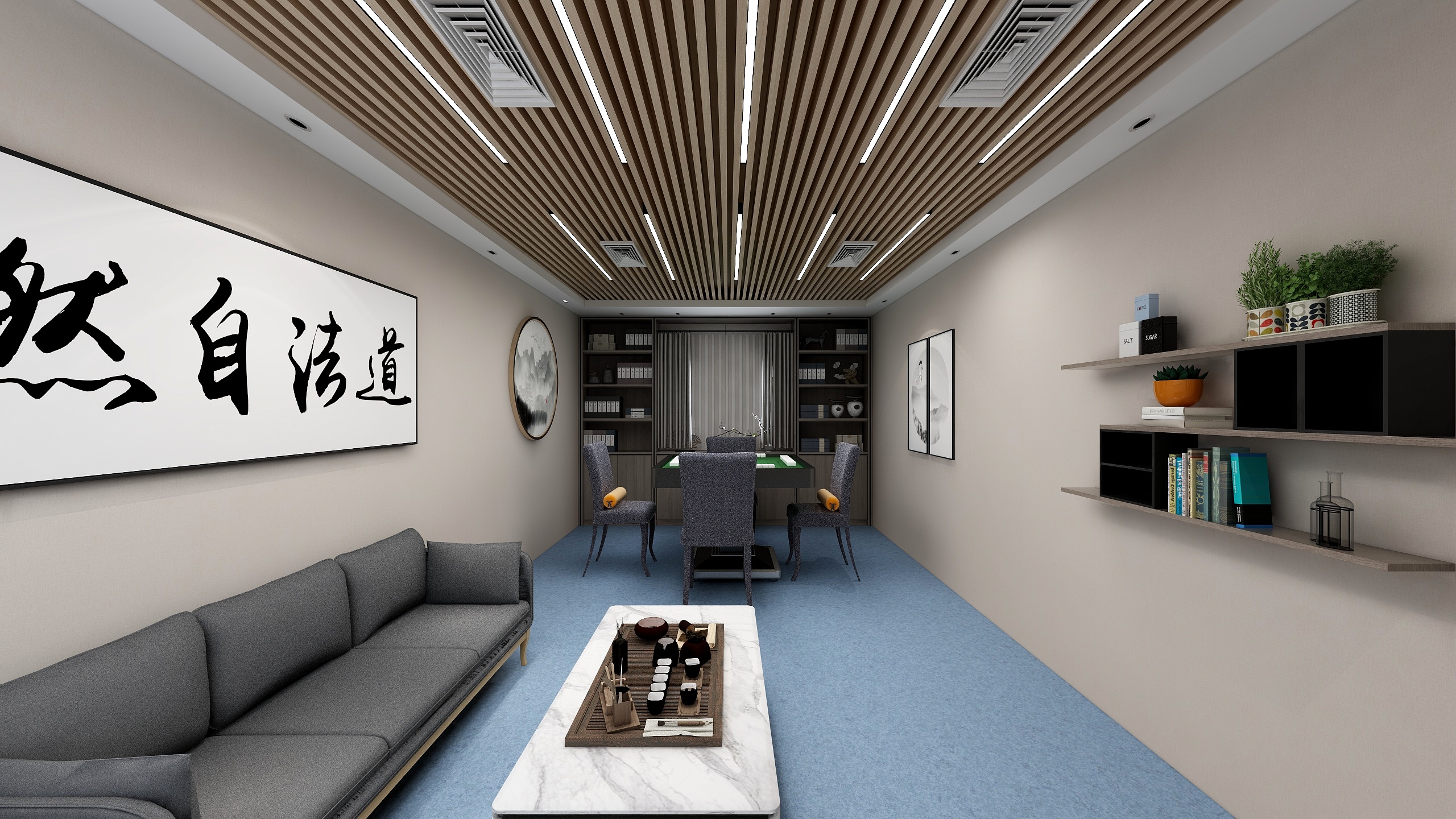 鄯善创新工贸-棋牌室-装修设计方案